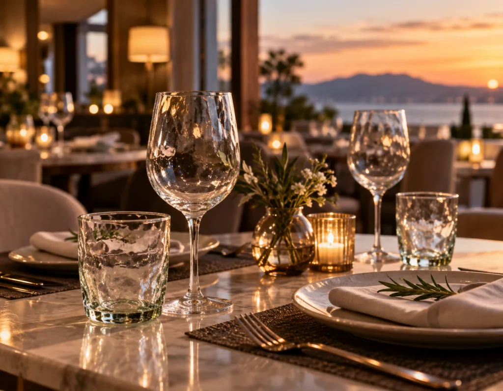 Handmade Glassware in Dining and Hospitality: A Buyer’s Application Guide - Eukaglass Insights
