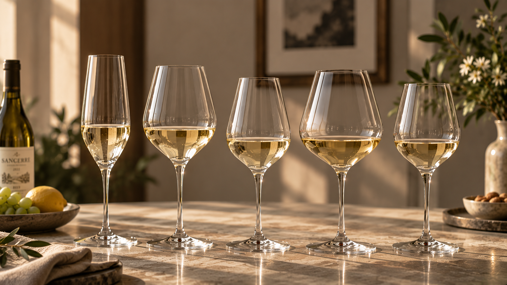 Textured beer glasses
