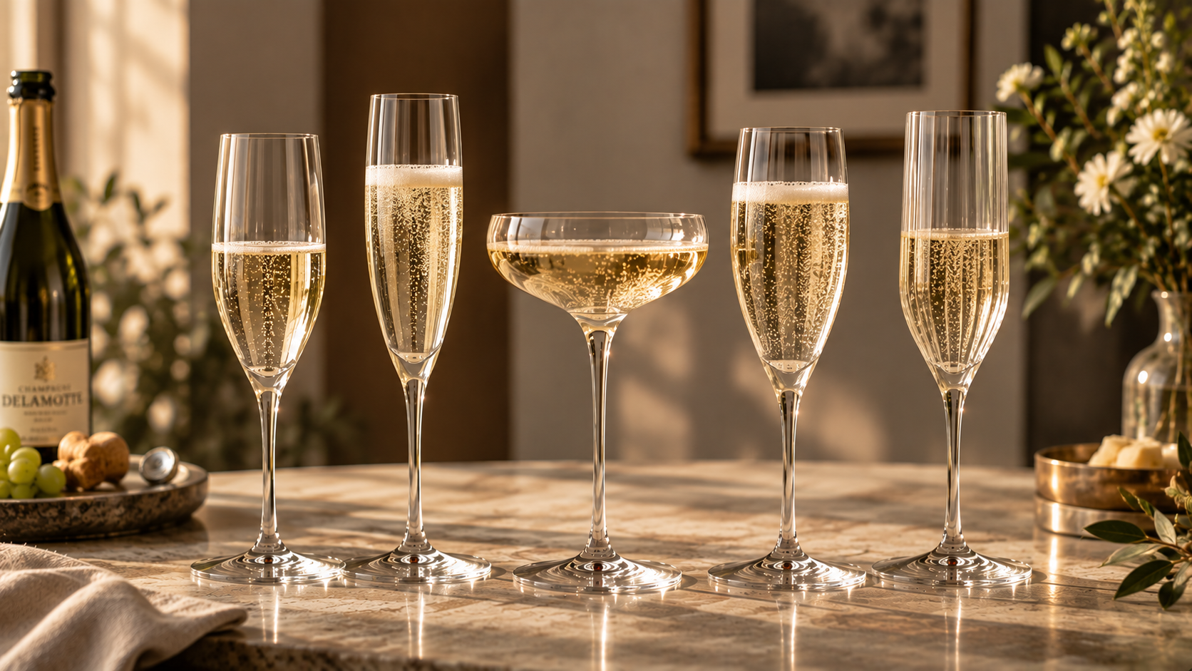 Textured tasting and spirits glasses