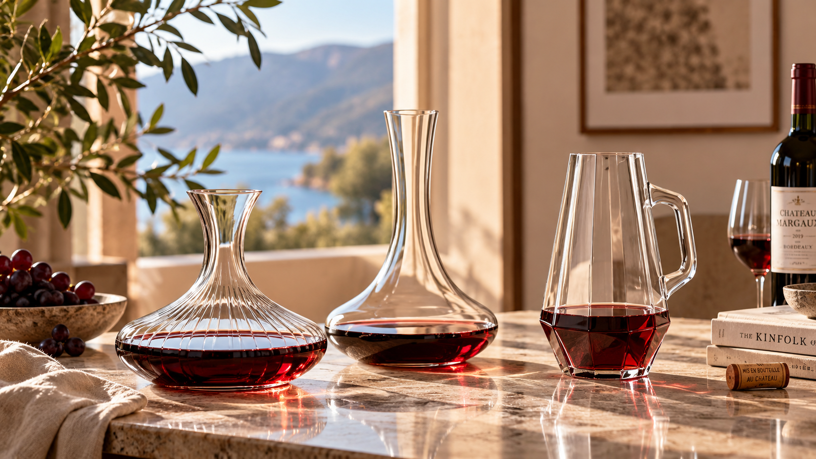 Wine decanter glassware