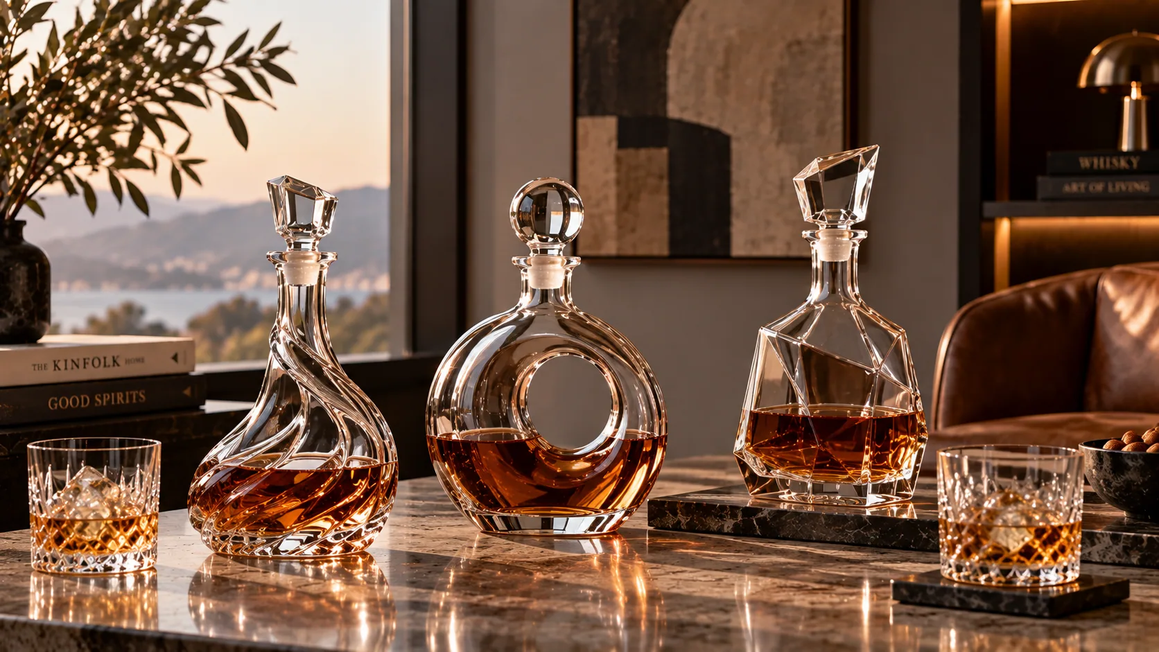 Spirits decanter glassware