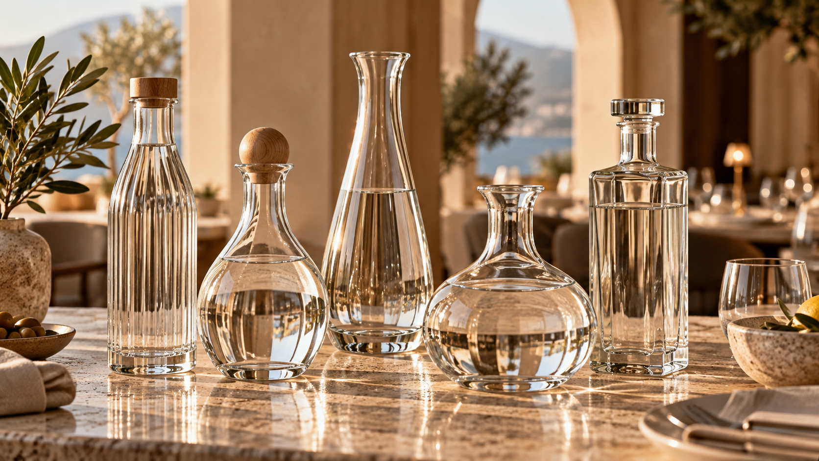 Glass beverage bottle