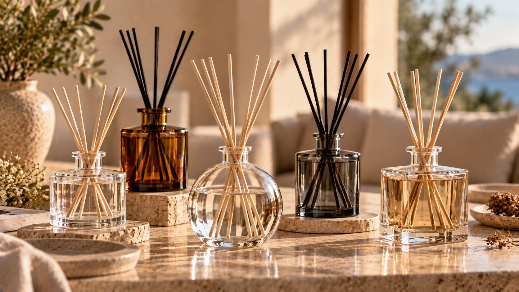 Glass diffuser bottle