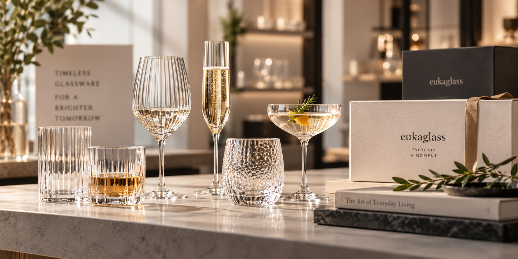 Retail and private label glassware collection