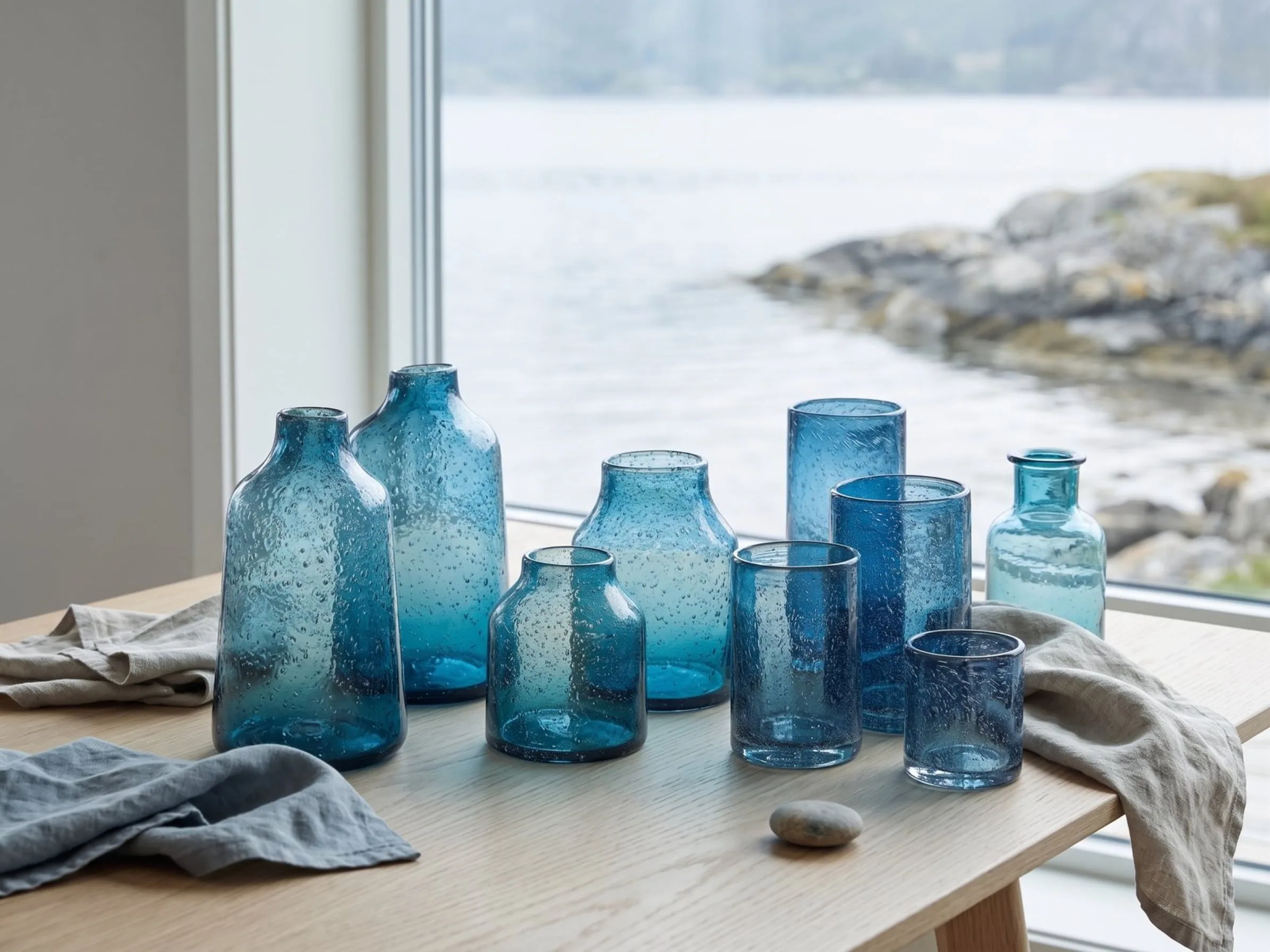 Decorative glass vase